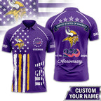 M.vikings | Premium  American Semiquincentennial Polo Shirt Td