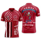 Tb.buccaneers | Premium  American Semiquincentennial Polo Shirt Td