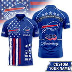 B.bills | Premium  American Semiquincentennial Polo Shirt Td