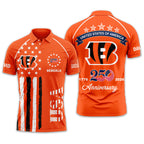 C.bengals | Premium  American Semiquincentennial Polo Shirt Td