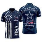 D.cowboys | Premium  American Semiquincentennial Polo Shirt Td