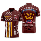 W.commanders | Premium  American Semiquincentennial Polo Shirt Td