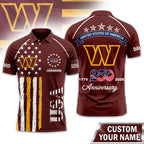 W.commanders | Premium  American Semiquincentennial Polo Shirt Td