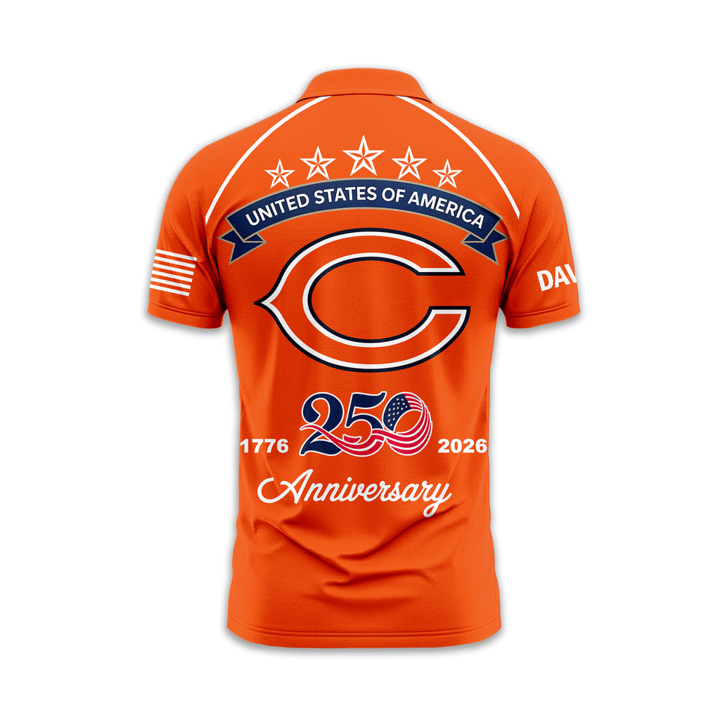 C.bears | Premium  American Semiquincentennial Polo Shirt Td