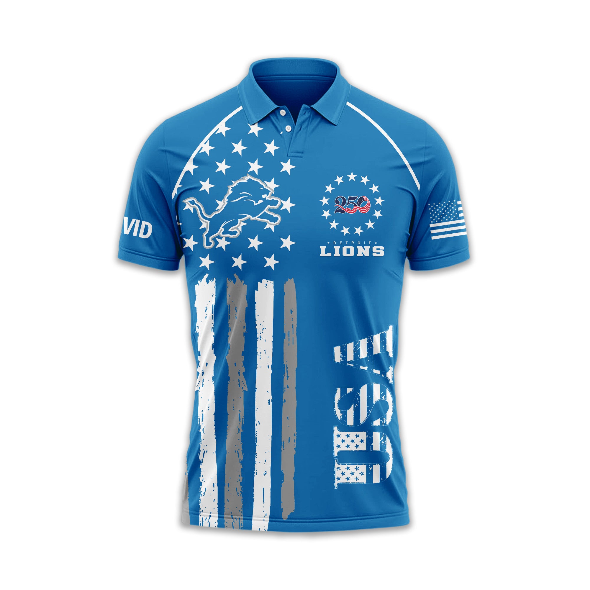 D.lions | Premium  American Semiquincentennial Polo Shirt Td