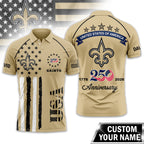No.saints | Premium  American Semiquincentennial Polo Shirt Td