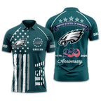 P.eagles | Premium  American Semiquincentennial Polo Shirt Td