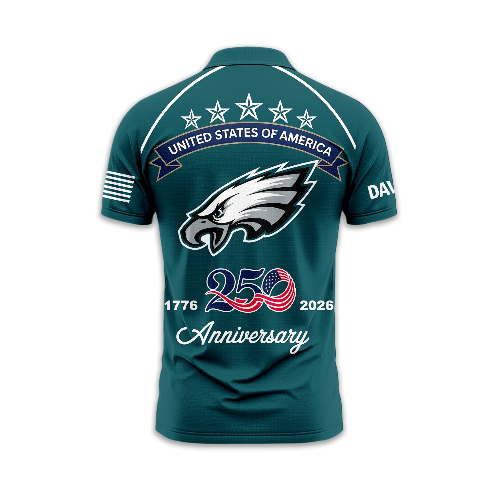 P.eagles | Premium  American Semiquincentennial Polo Shirt Td