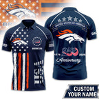 D.broncos | Premium  American Semiquincentennial Polo Shirt Td
