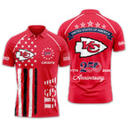 Kc.chiefs | Premium  American Semiquincentennial Polo Shirt Td