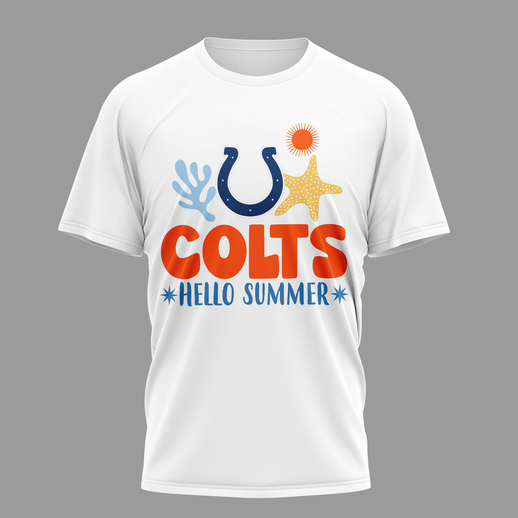 I.colts | Premium  Hello Summer 3d T-shirt Nf1