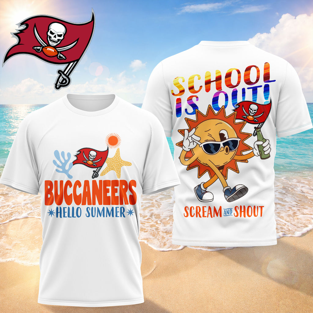 Tb.buccaneers | Premium  Hello Summer 3d T-shirt Nf1