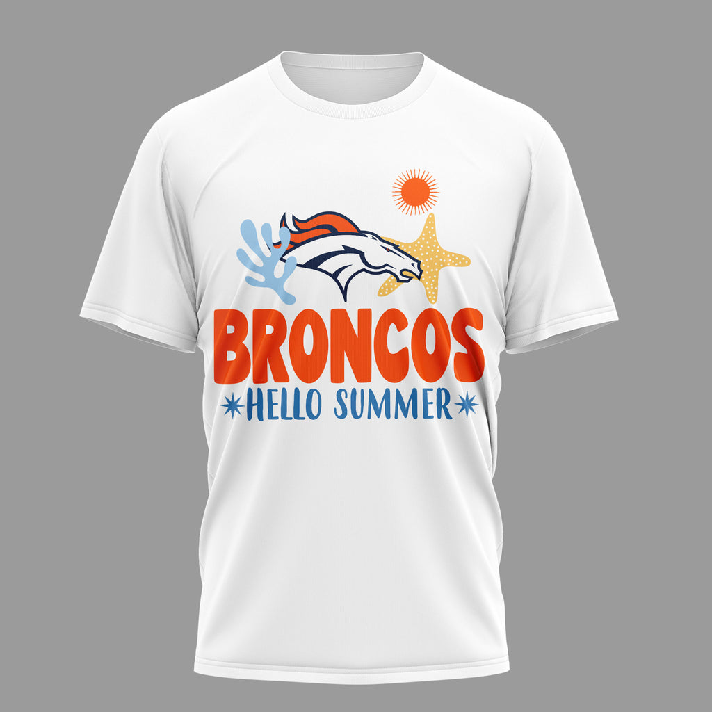 D.broncos | Premium  Hello Summer 3d T-shirt Nf1