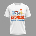 D.broncos | Premium  Hello Summer 3d T-shirt Nf1