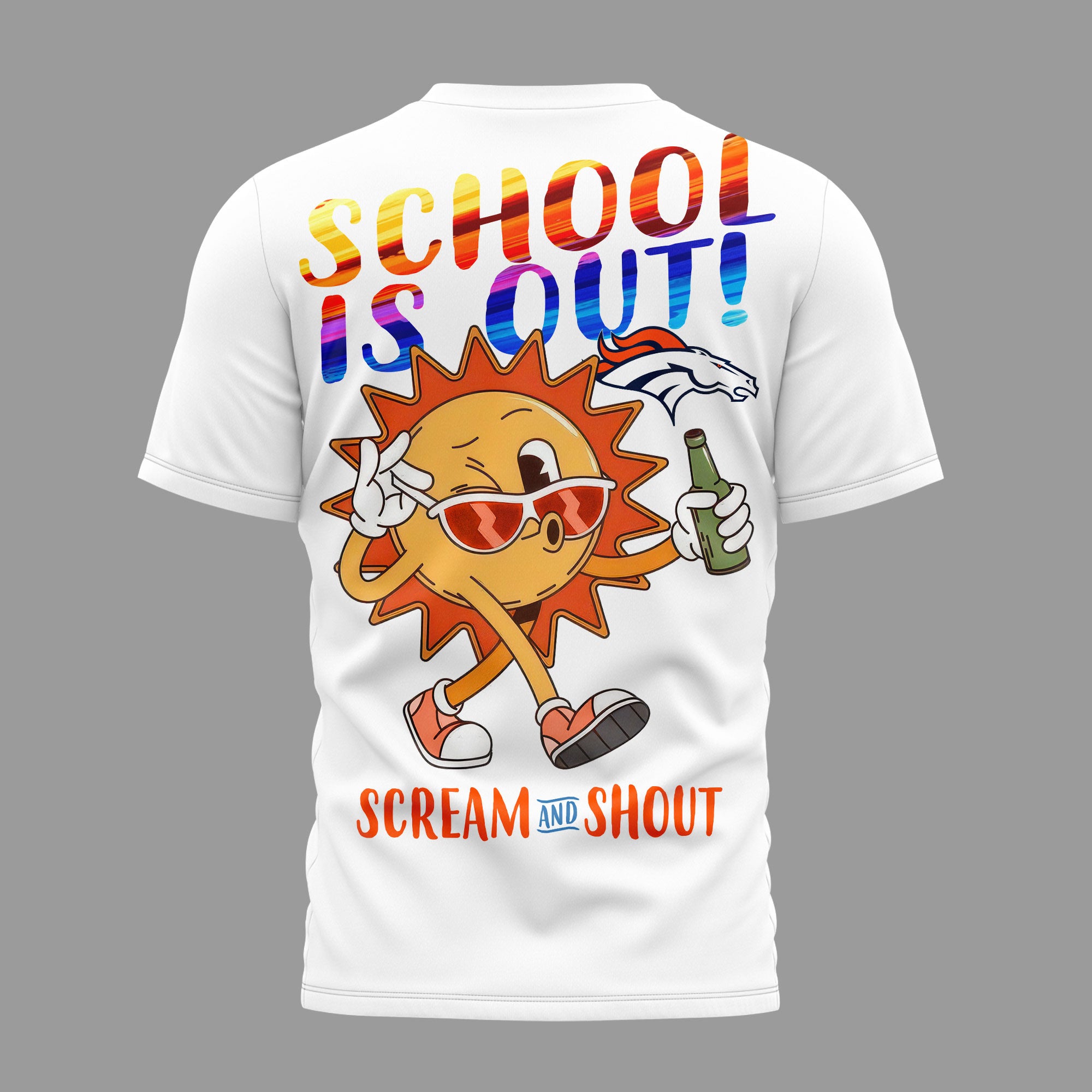 D.broncos | Premium  Hello Summer 3d T-shirt Nf1