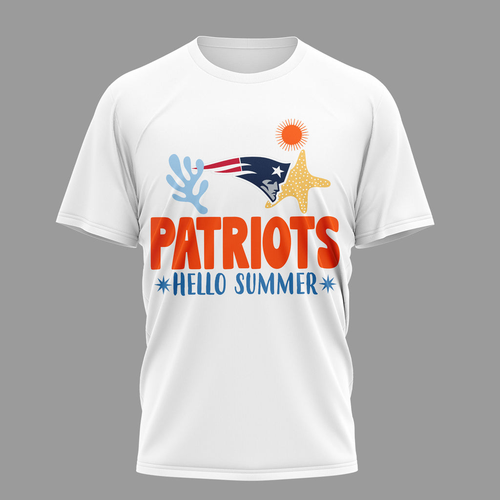 Ne.patriots | Premium  Hello Summer 3d T-shirt Nf1