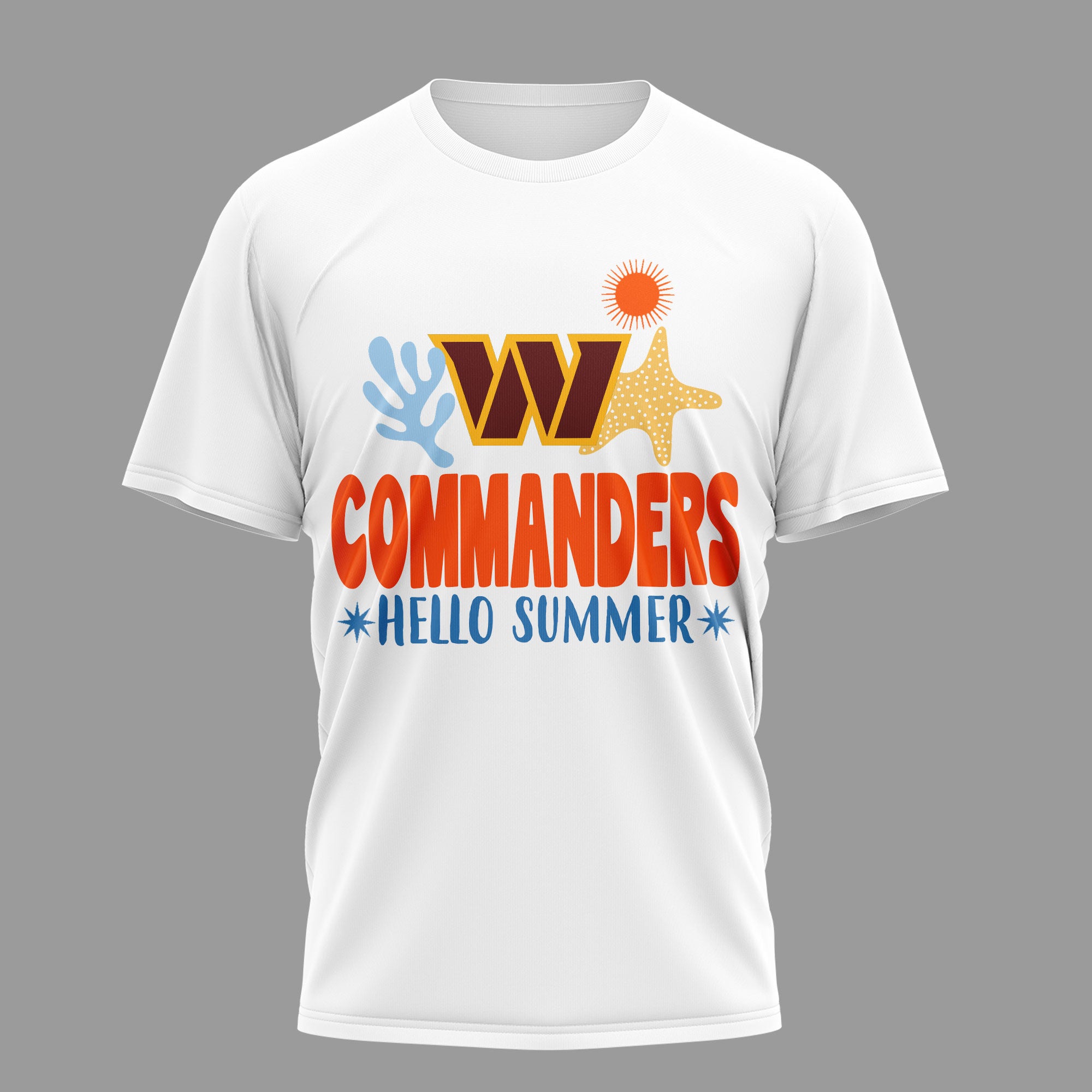 W.commanders | Premium  Hello Summer 3d T-shirt Nf1