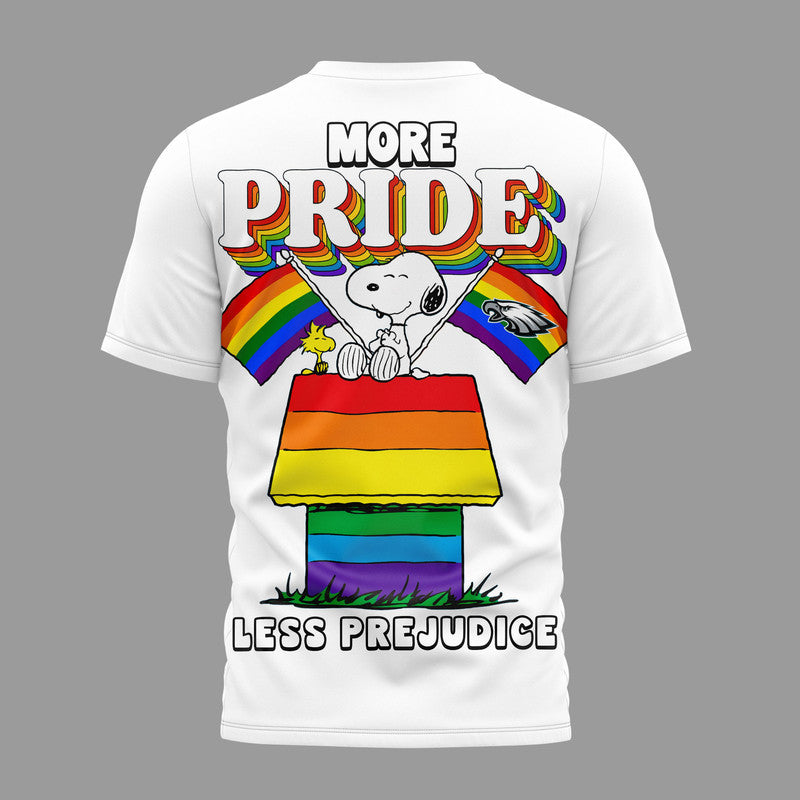 P.eagles | Premium  Snoopy Pride Month 3d T-shirt Nf1