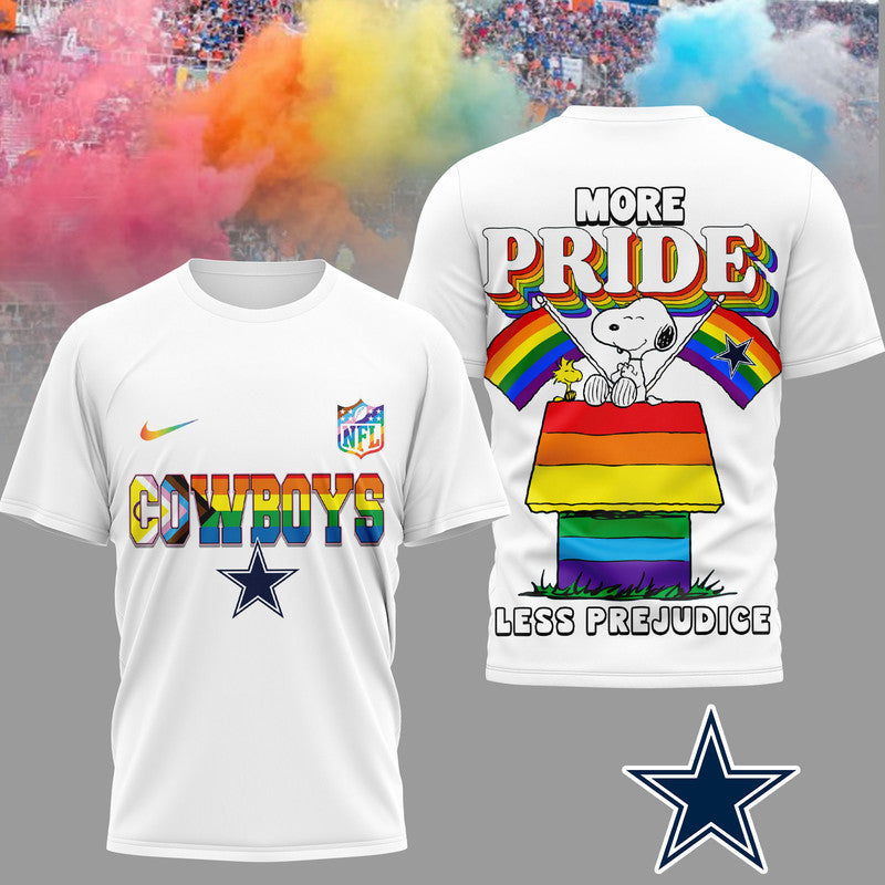 D.cowboys | Premium  Snoopy Pride Month 3d T-shirt Nf1