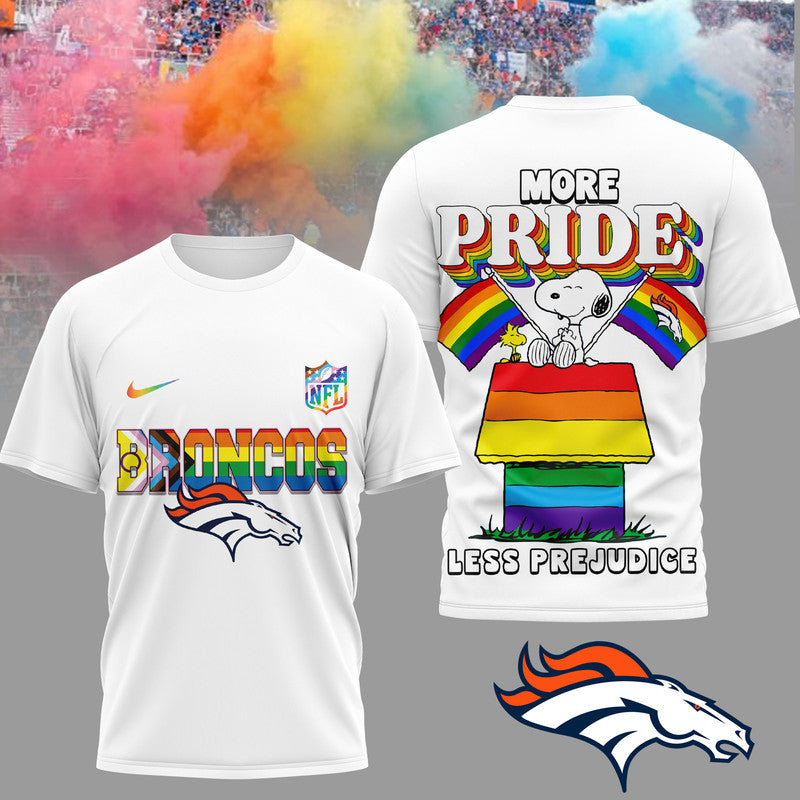 D.broncos | Premium  Snoopy Pride Month 3d T-shirt Nf1