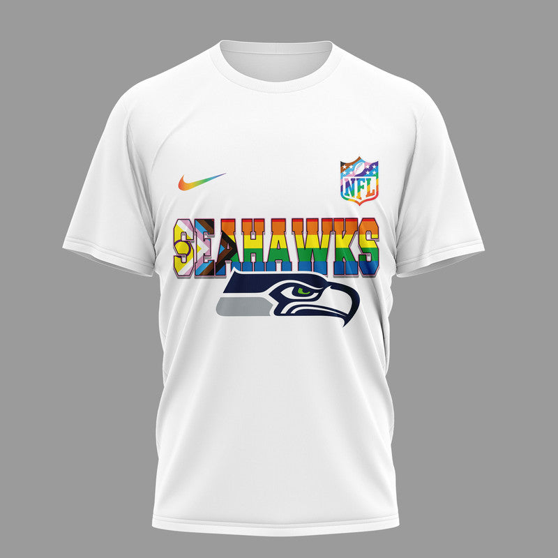 S.seahawks | Premium  Snoopy Pride Month 3d T-shirt Nf1