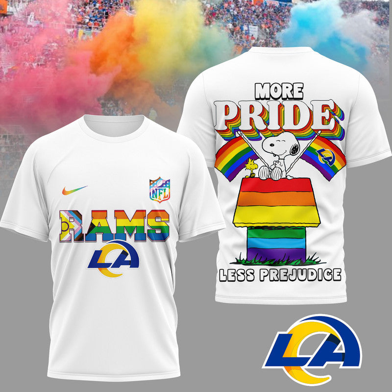 La.rams | Premium  Snoopy Pride Month 3d T-shirt Nf1