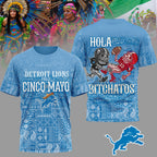 D.lions | Premium  Hola Bitchatos Cinco De Mayo 3d T-shirt Nf1