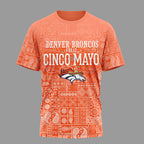 D.broncos | Premium  Hola Bitchatos Cinco De Mayo 3d T-shirt Nf1