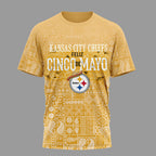 P.steelers | Premium  Hola Bitchatos Cinco De Mayo 3d T-shirt Nf1
