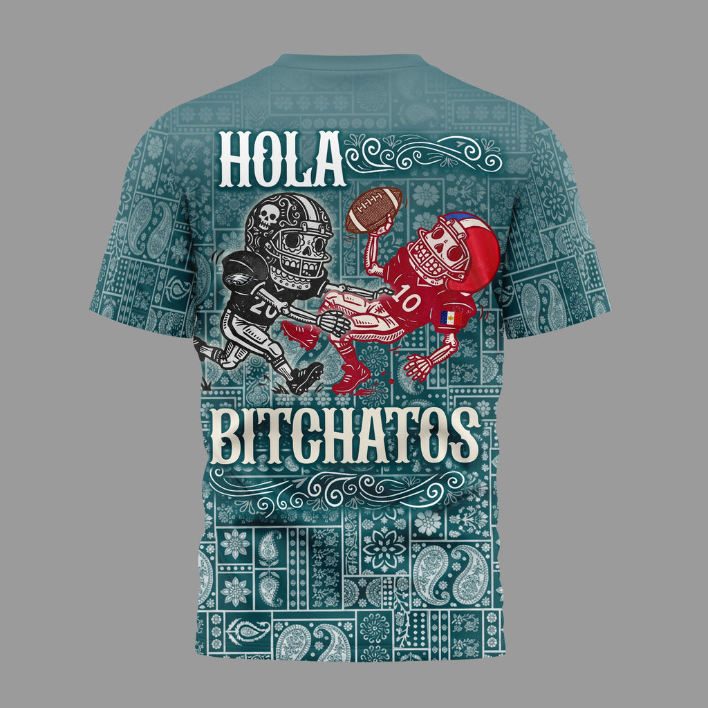 P.eagles | Premium  Hola Bitchatos Cinco De Mayo 3d T-shirt Nf1