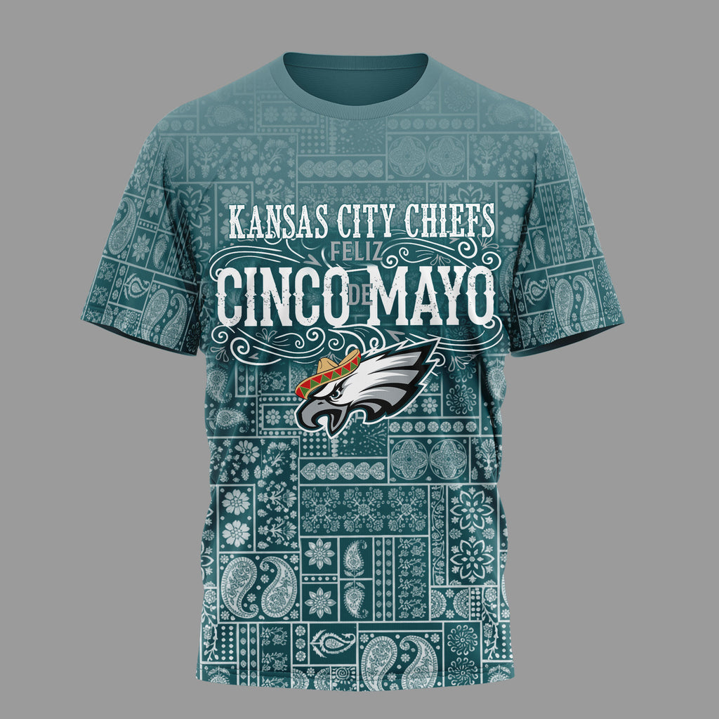 P.eagles | Premium  Hola Bitchatos Cinco De Mayo 3d T-shirt Nf1