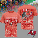 Tb.buccaneers | Premium  Hola Bitchatos Cinco De Mayo 3d T-shirt Nf1