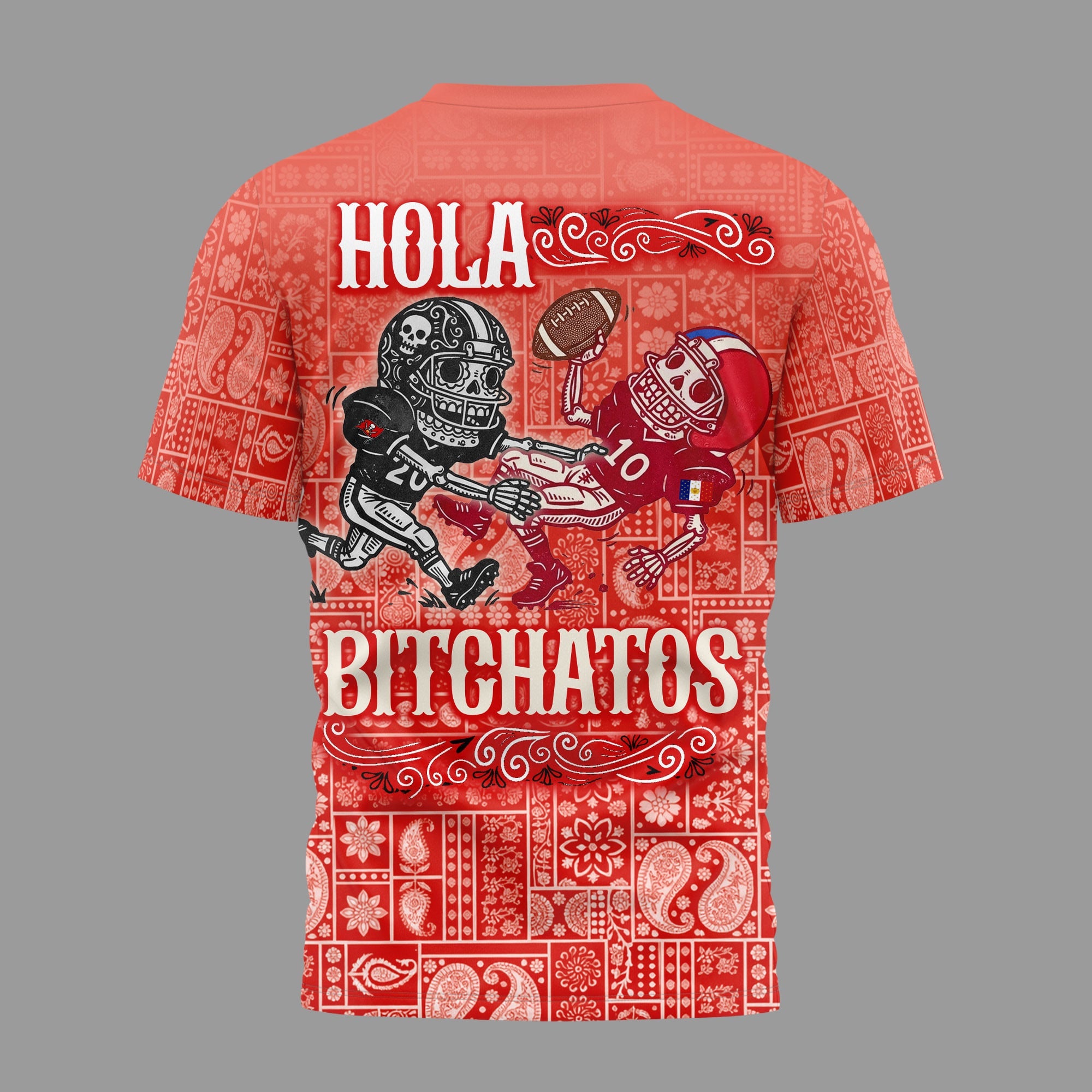 Tb.buccaneers | Premium  Hola Bitchatos Cinco De Mayo 3d T-shirt Nf1