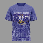 B.ravens | Premium  Hola Bitchatos Cinco De Mayo 3d T-shirt Nf1
