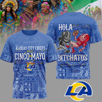 La.rams | Premium  Hola Bitchatos Cinco De Mayo 3d T-shirt Nf1
