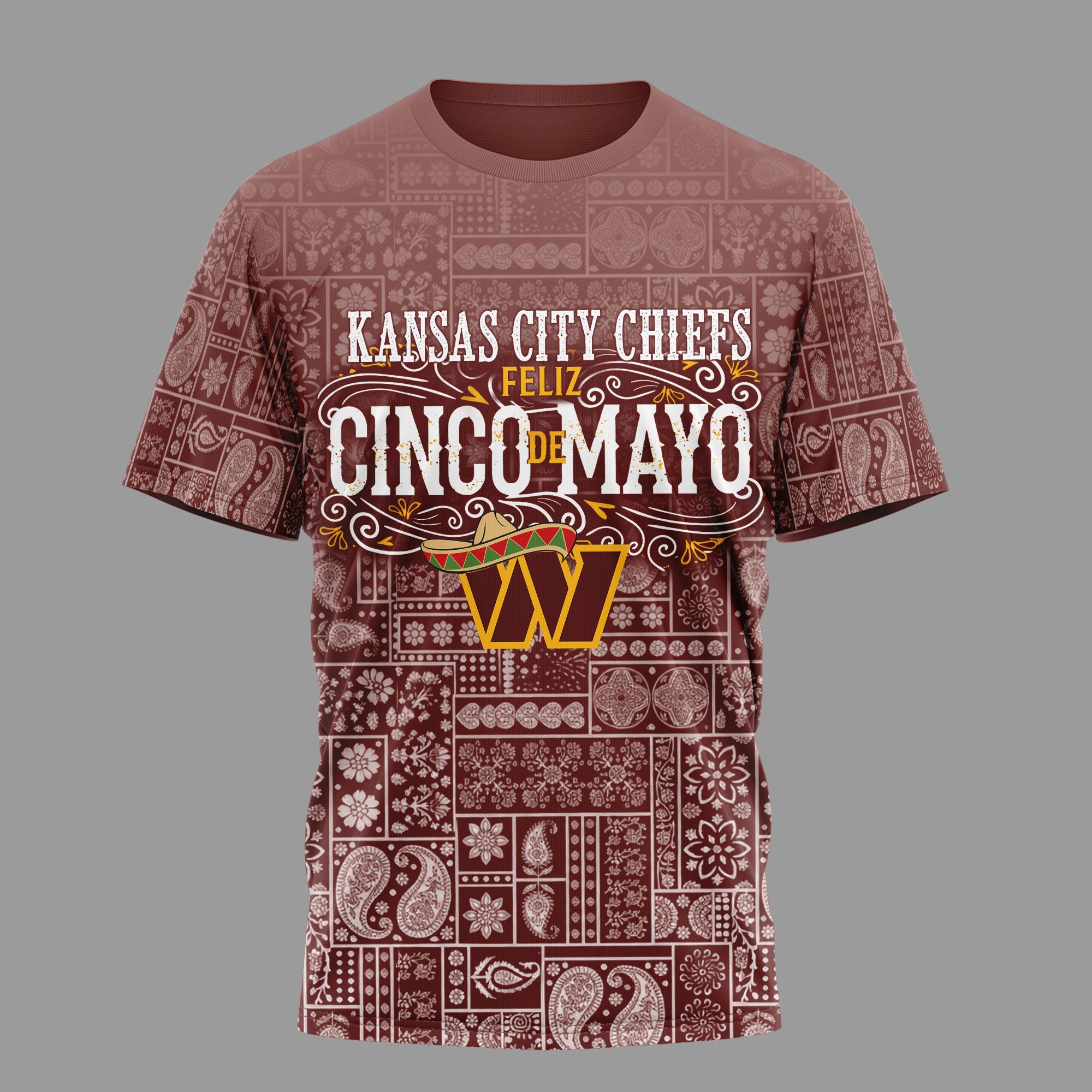 W.commanders | Premium  Hola Bitchatos Cinco De Mayo 3d T-shirt Nf1