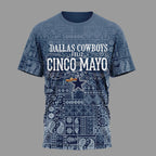 D.cowboys | Premium  Hola Bitchatos Cinco De Mayo 3d T-shirt Nf1