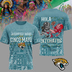 J.jaguars | Premium  Hola Bitchatos Cinco De Mayo 3d T-shirt Nf1