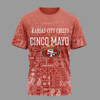 Sf.49ers | Premium  Hola Bitchatos Cinco De Mayo 3d T-shirt Nf1