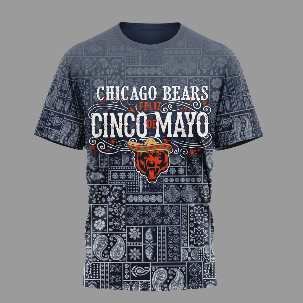 C.bears | Premium  Hola Bitchatos Cinco De Mayo 3d T-shirt Nf1