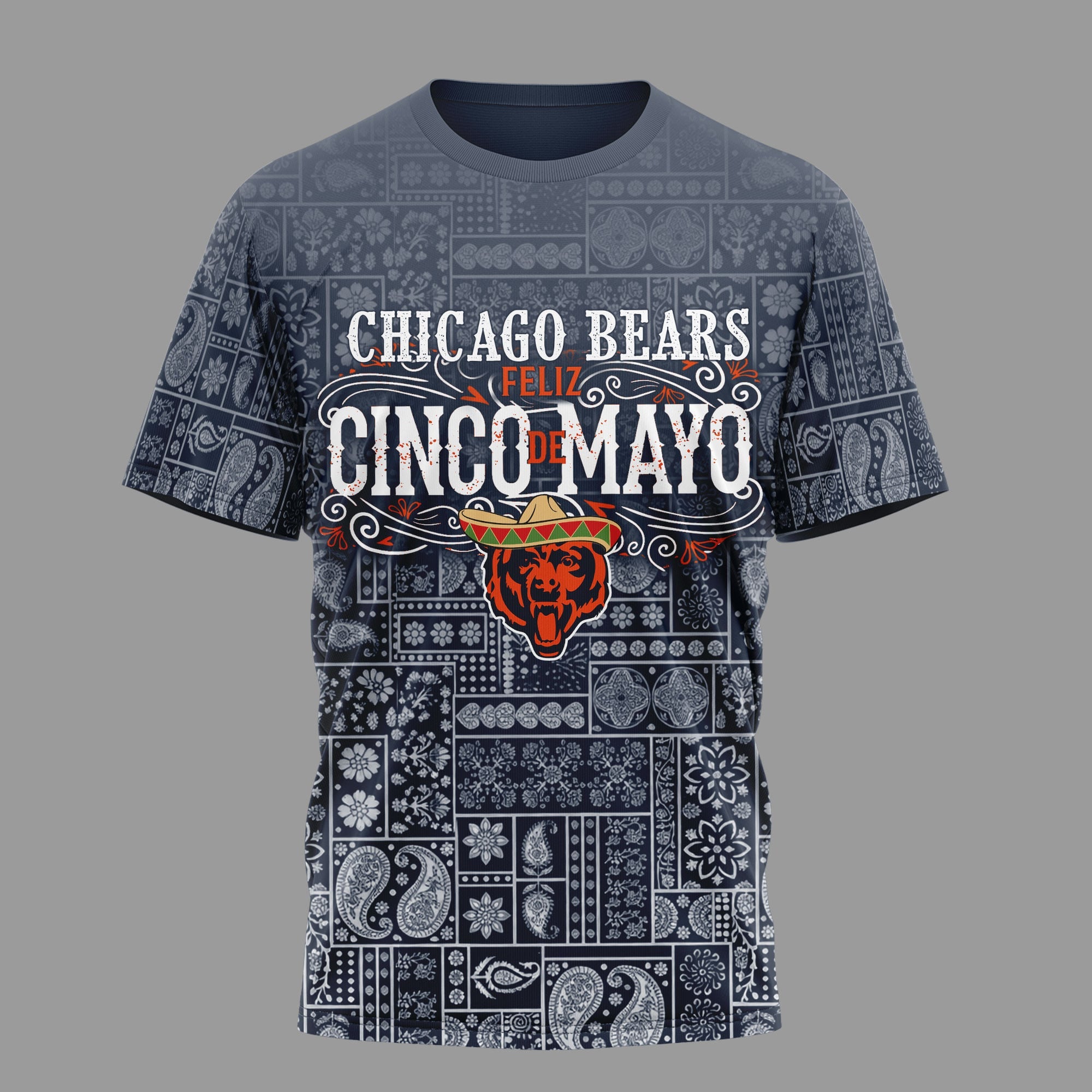 C.bears | Premium  Hola Bitchatos Cinco De Mayo 3d T-shirt Nf1