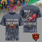 C.bears | Premium  Hola Bitchatos Cinco De Mayo 3d T-shirt Nf1
