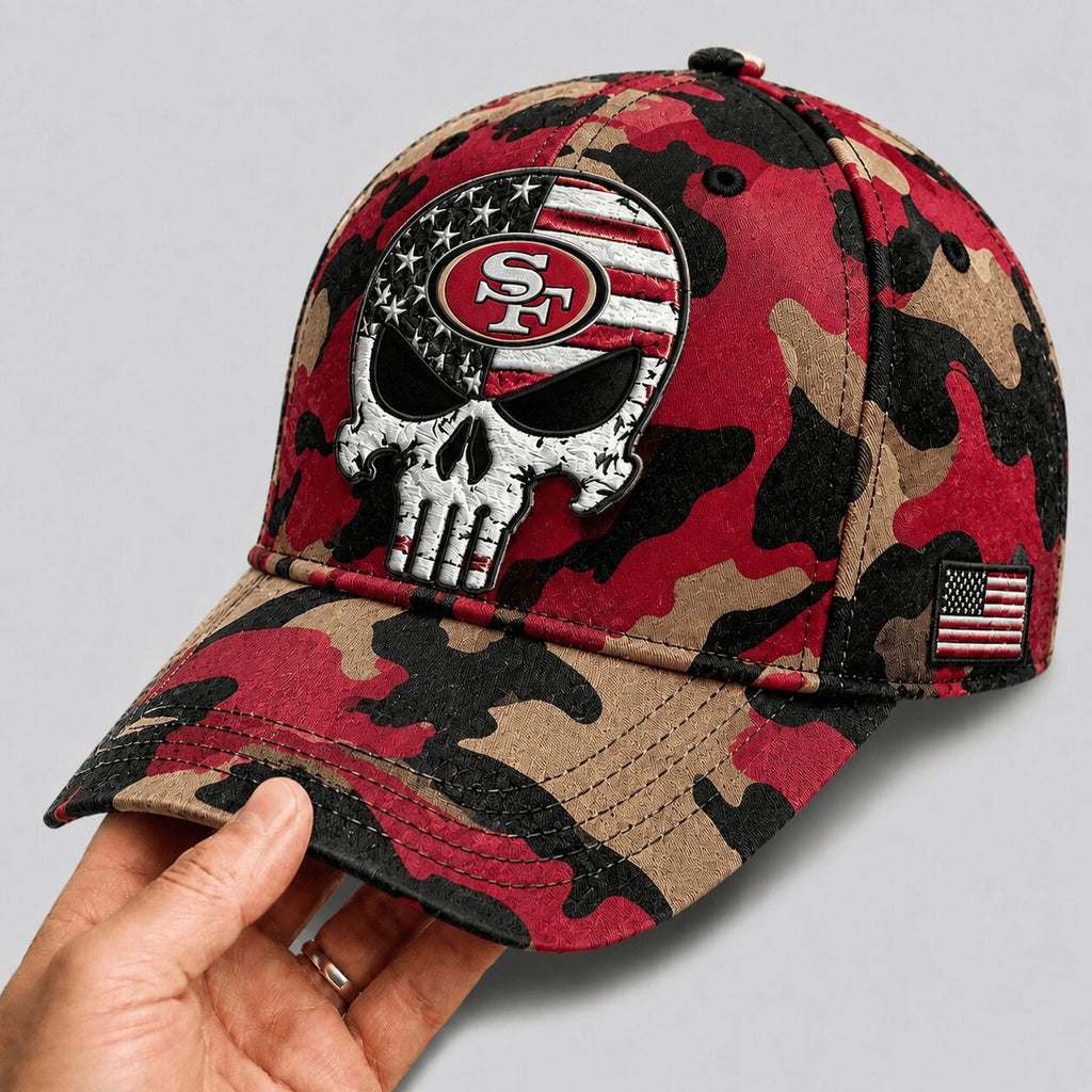 Sf. 49ers | Premium  Skull Camo Classic Cap Nf1