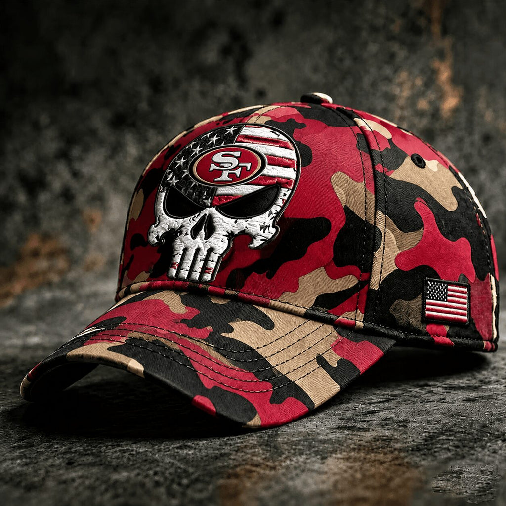 Sf. 49ers | Premium  Skull Camo Classic Cap Nf1