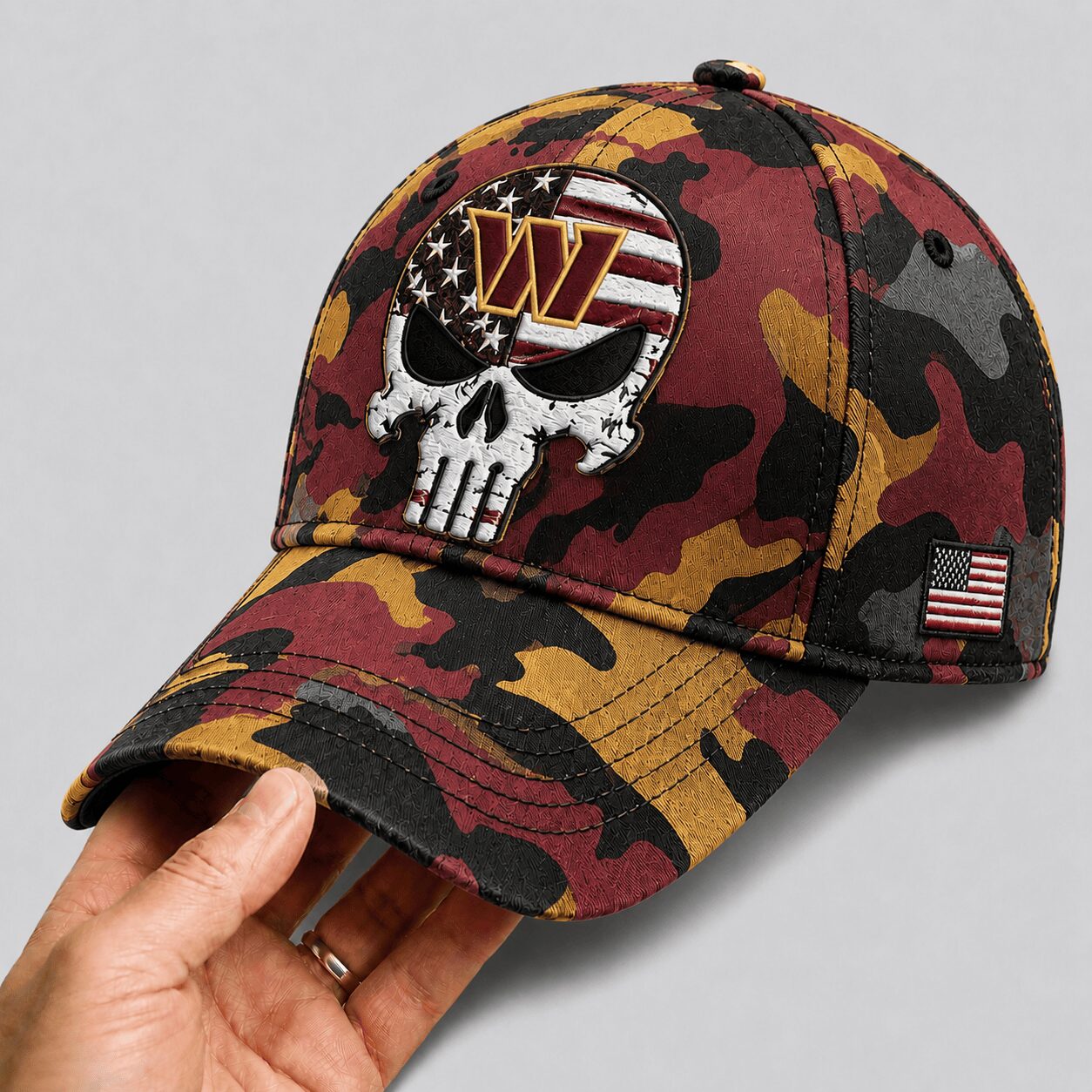 W.commanders | Premium  Skull Camo Classic Cap Nf1