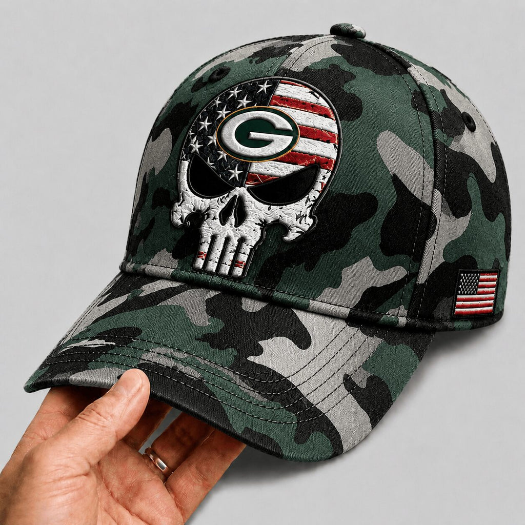 Gb.packers | Premium  Skull Camo Classic Cap Nf1