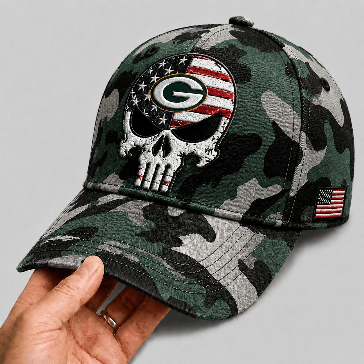 Gb.packers | Premium  Skull Camo Classic Cap Nf1