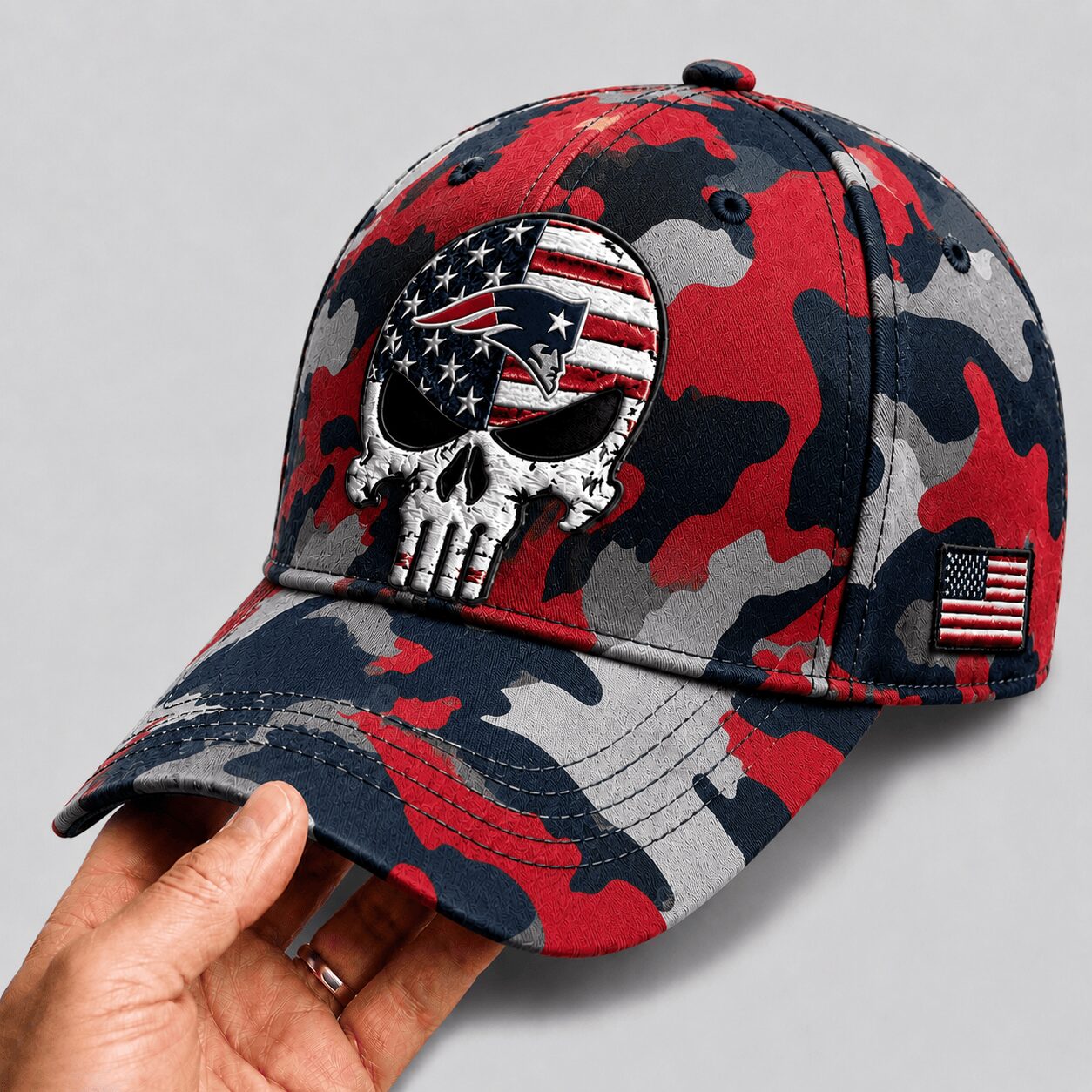 Ne.patriots | Premium  Skull Camo Classic Cap Nf1