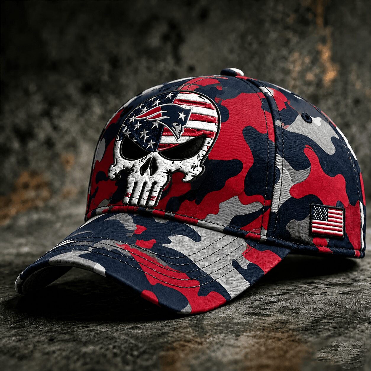 Ne.patriots | Premium  Skull Camo Classic Cap Nf1