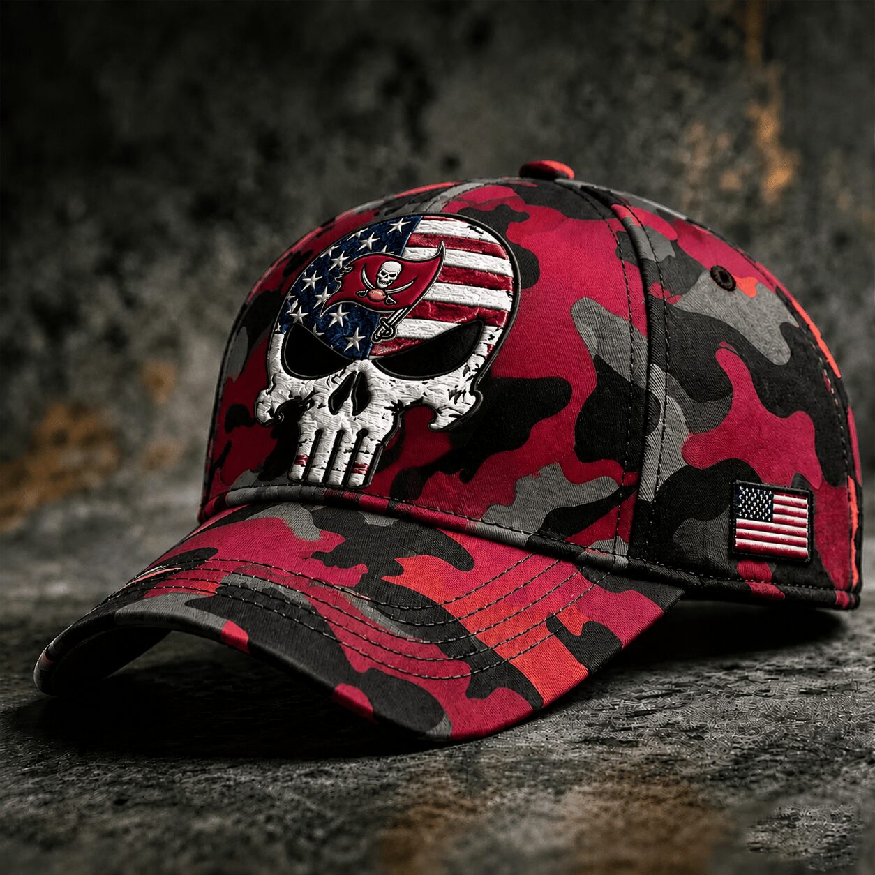 Tb.buccaneers | Premium  Skull Camo Classic Cap Nf1